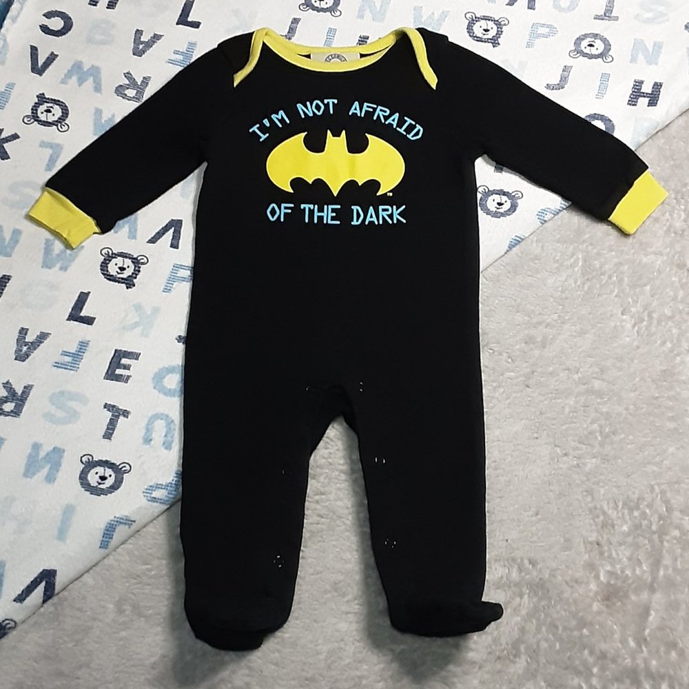 $1 | 3-6m | DC Comics | Batman Jumpsuit/Footies